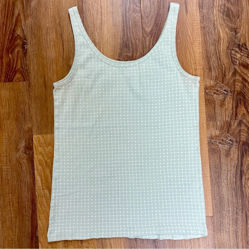 Ann Taylor Loft - Mint green cotton tank top size Large